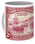 British Landing at Compo Beach 2c - Mug