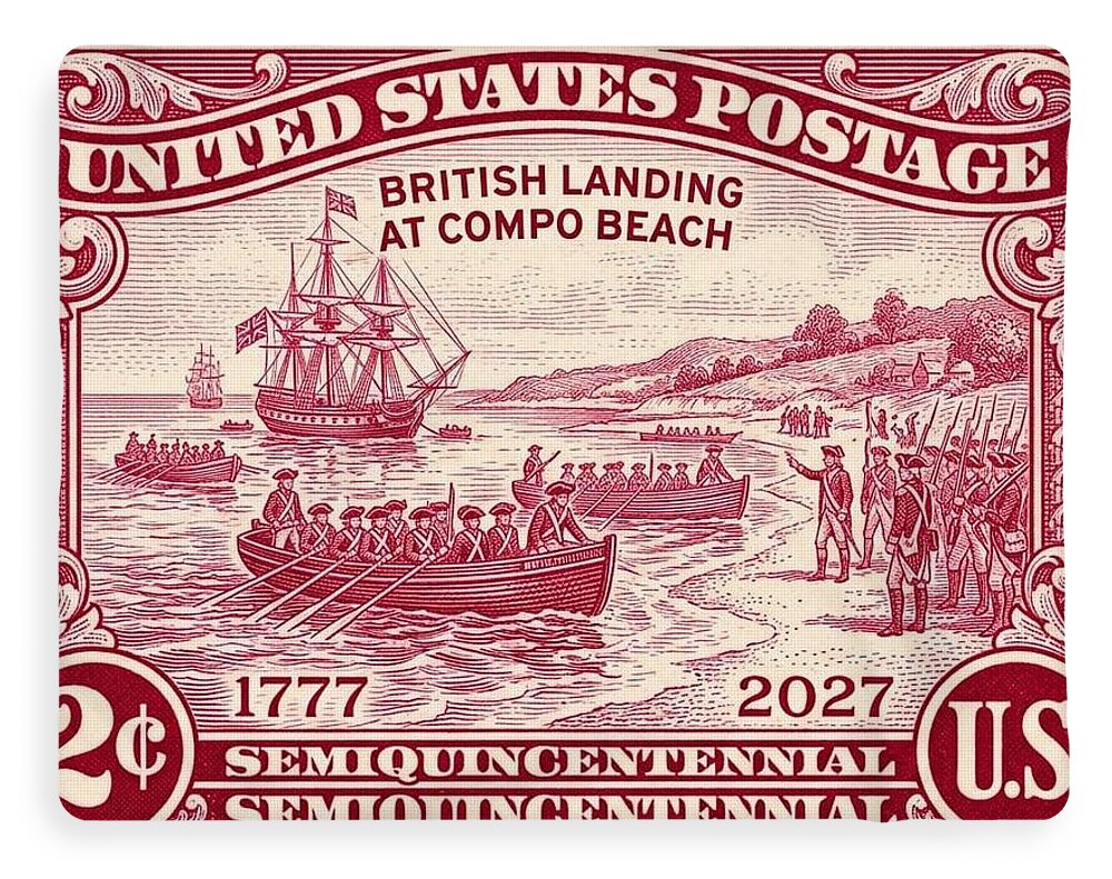 British Landing at Compo Beach 2c - Blanket