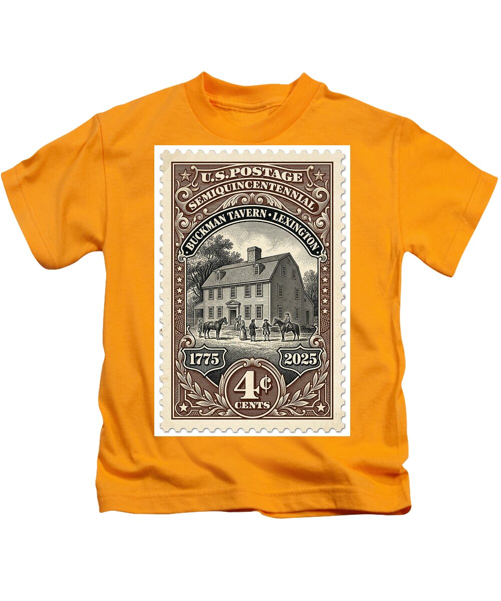 Buckman Tavern 4c - Kids T-Shirt