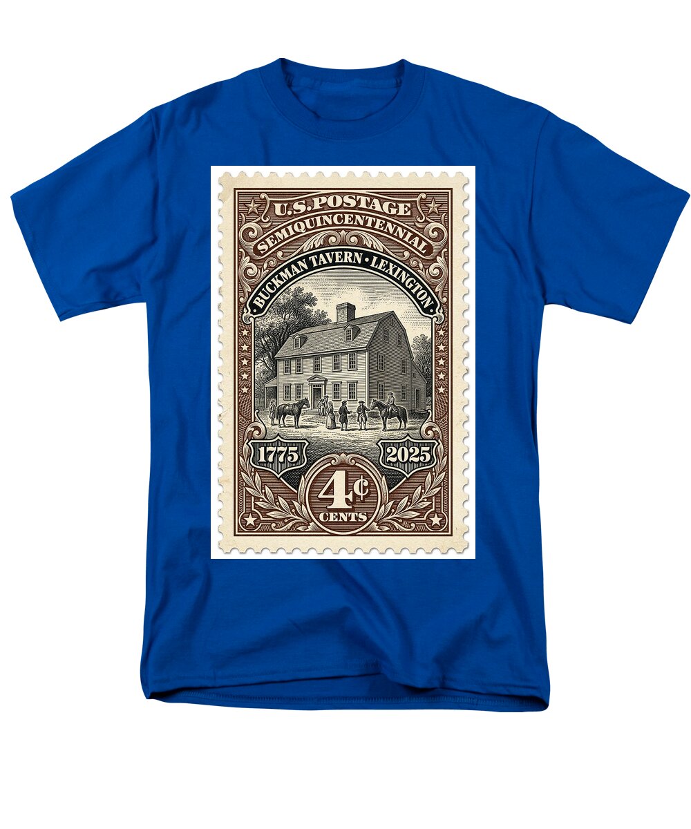 Buckman Tavern 4c - Men's T-Shirt  (Regular Fit)