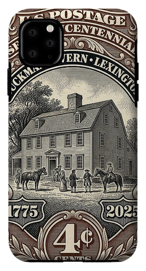Buckman Tavern 4c - Phone Case