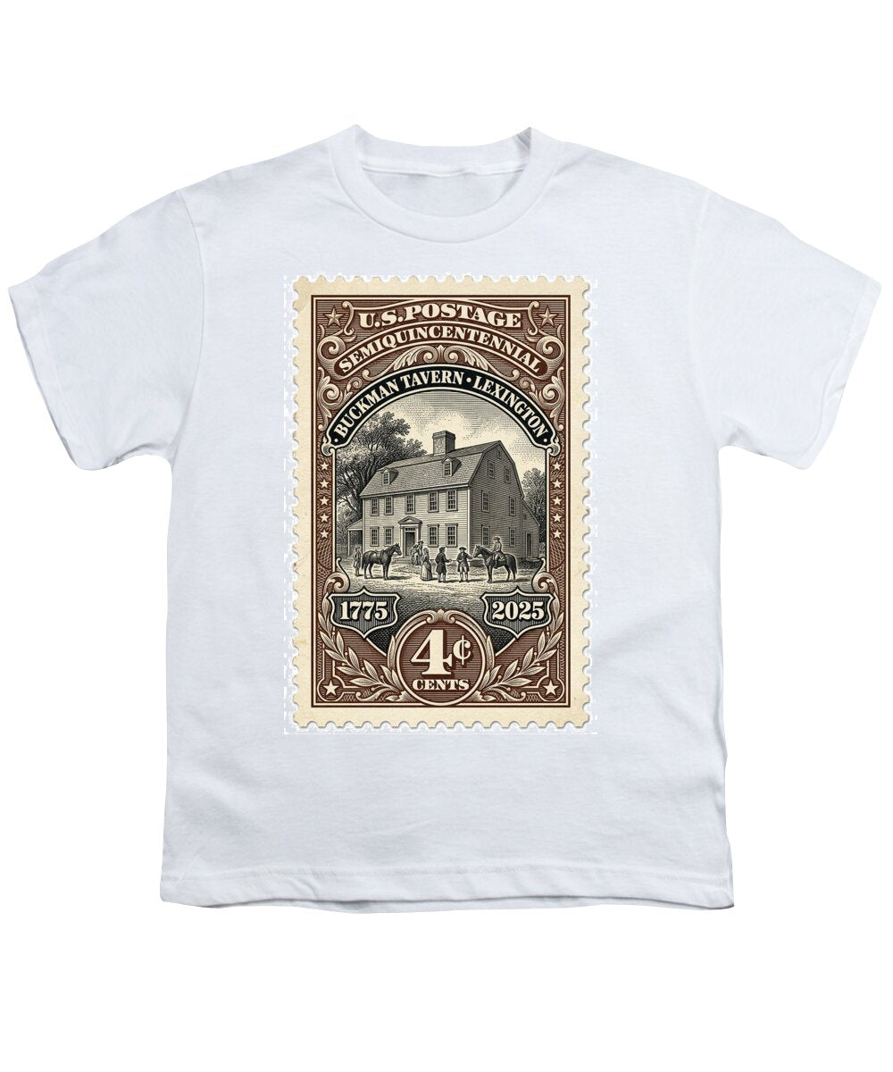 Buckman Tavern 4c - Youth T-Shirt
