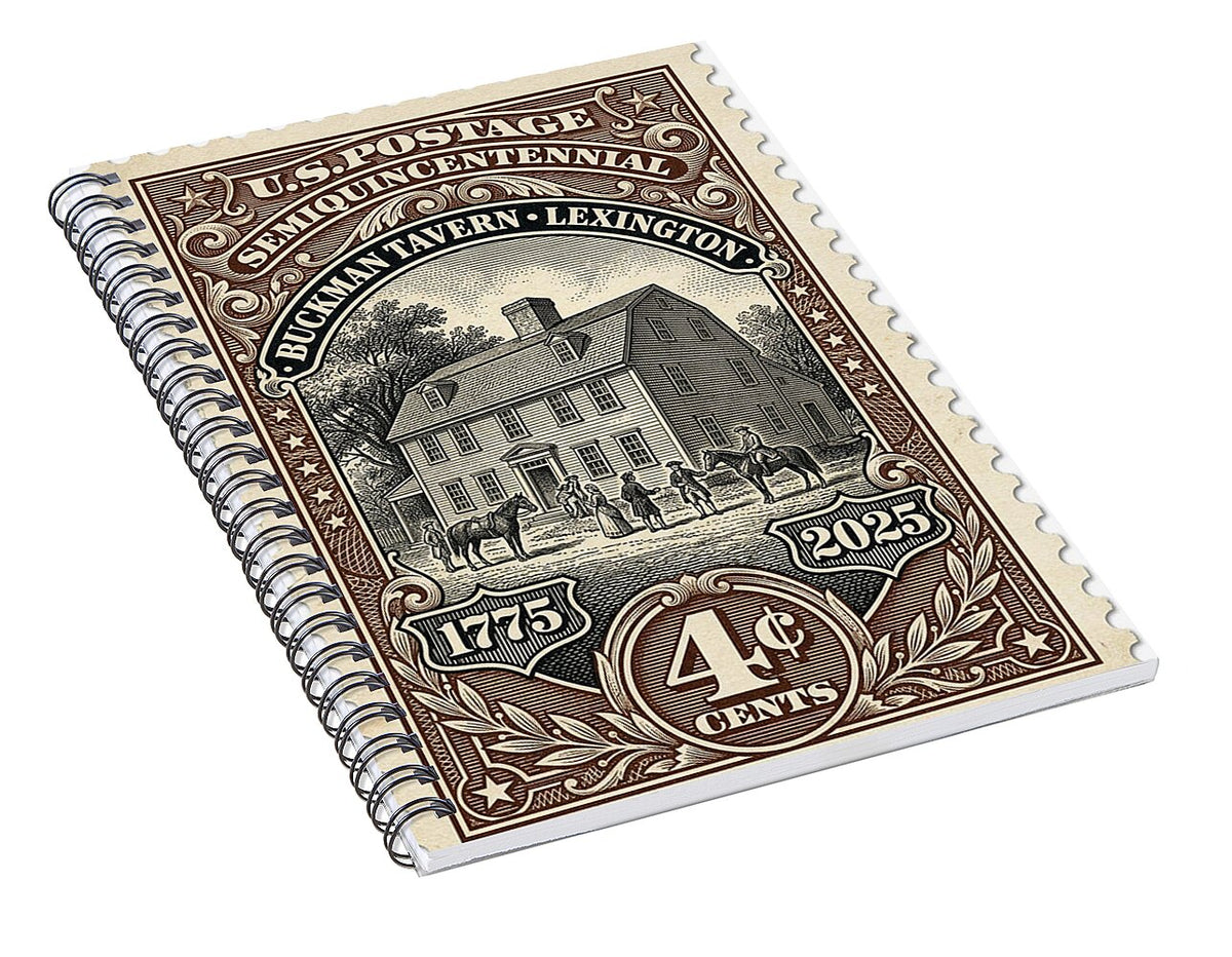 Buckman Tavern 4c - Spiral Notebook