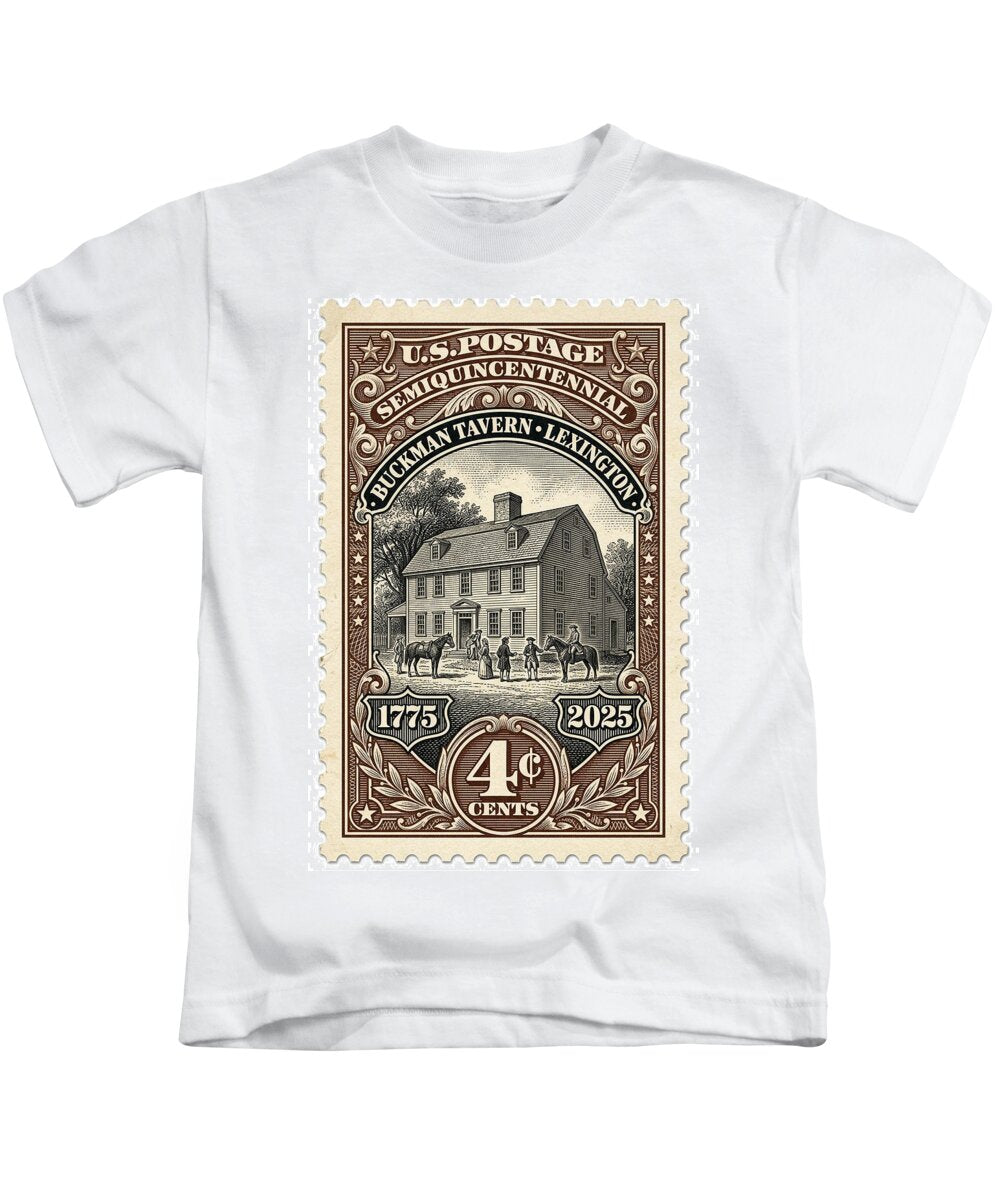 Buckman Tavern 4c - Kids T-Shirt