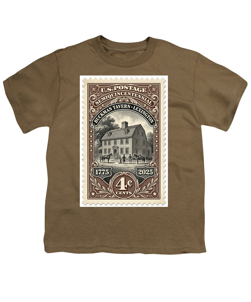 Buckman Tavern 4c - Youth T-Shirt