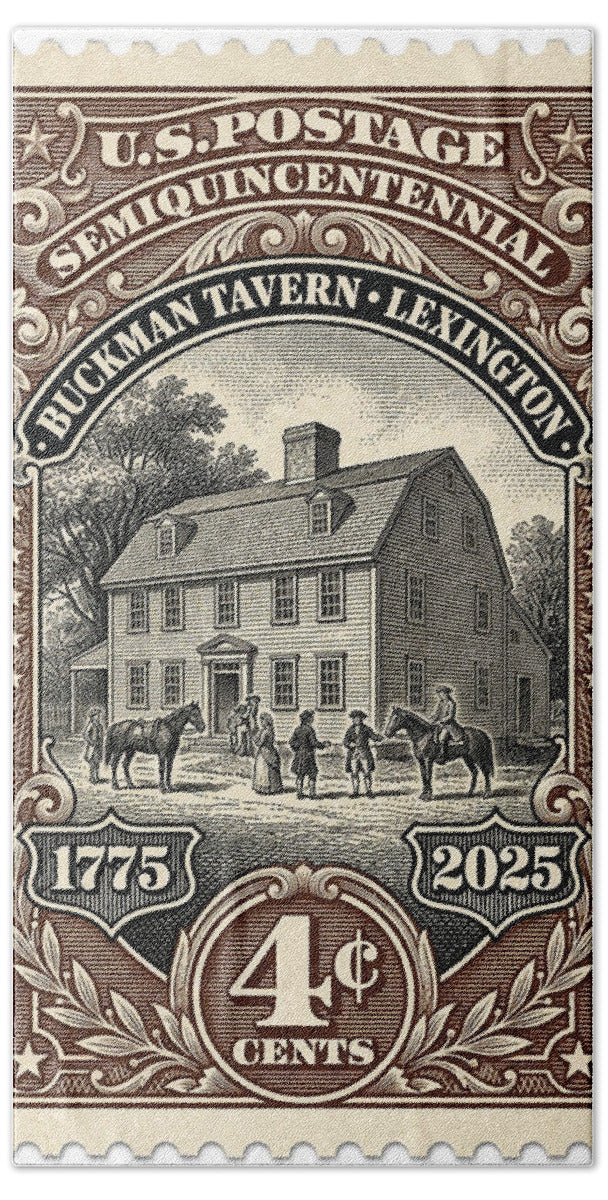 Buckman Tavern 4c - Beach Towel