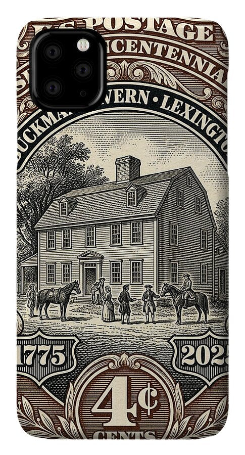 Buckman Tavern 4c - Phone Case