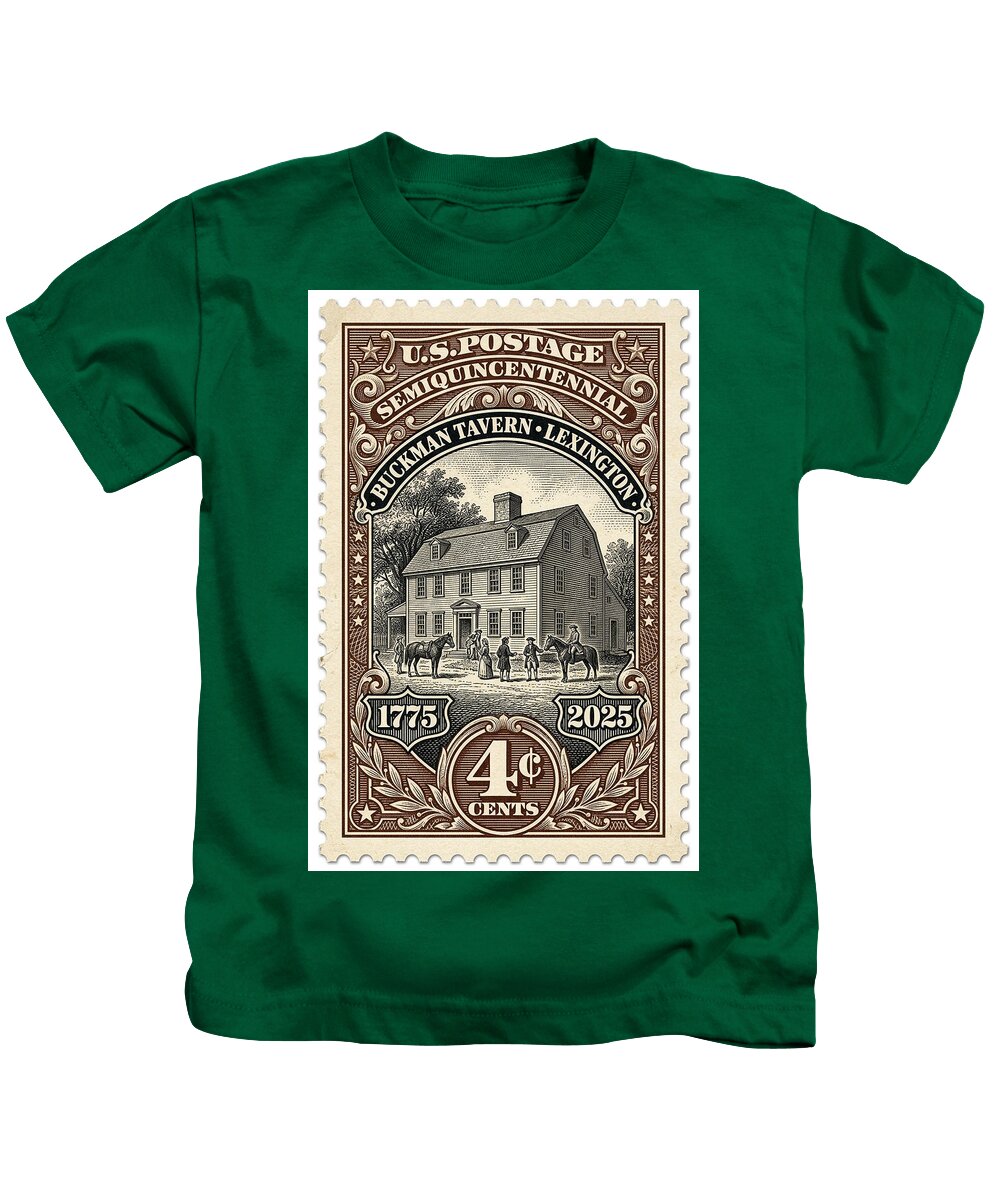 Buckman Tavern 4c - Kids T-Shirt