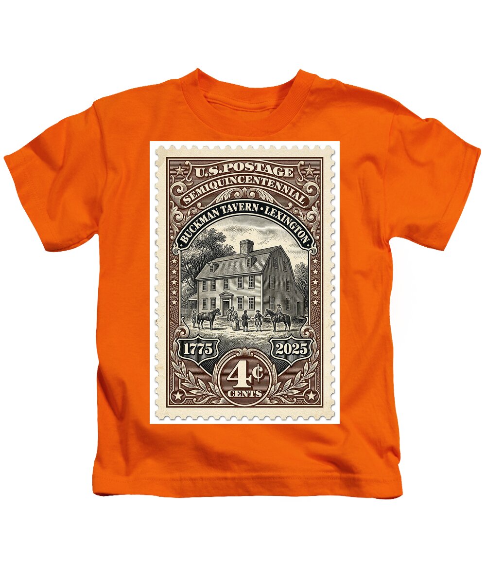 Buckman Tavern 4c - Kids T-Shirt