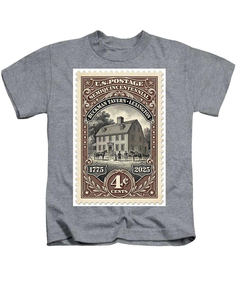 Buckman Tavern 4c - Kids T-Shirt
