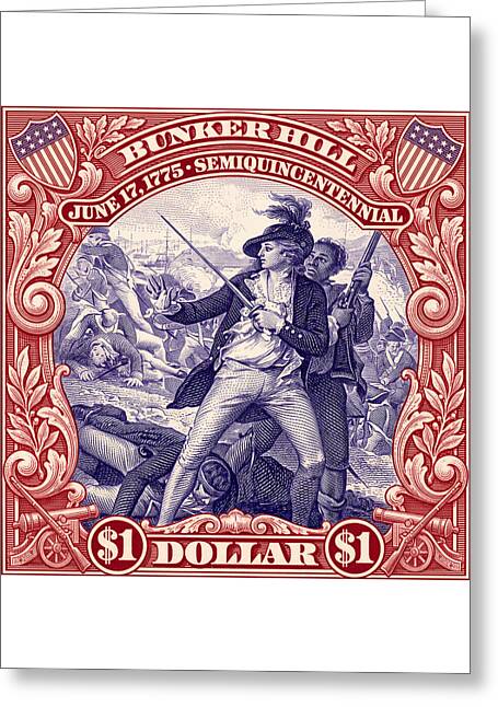 Bunker Hill $1 - Greeting Card