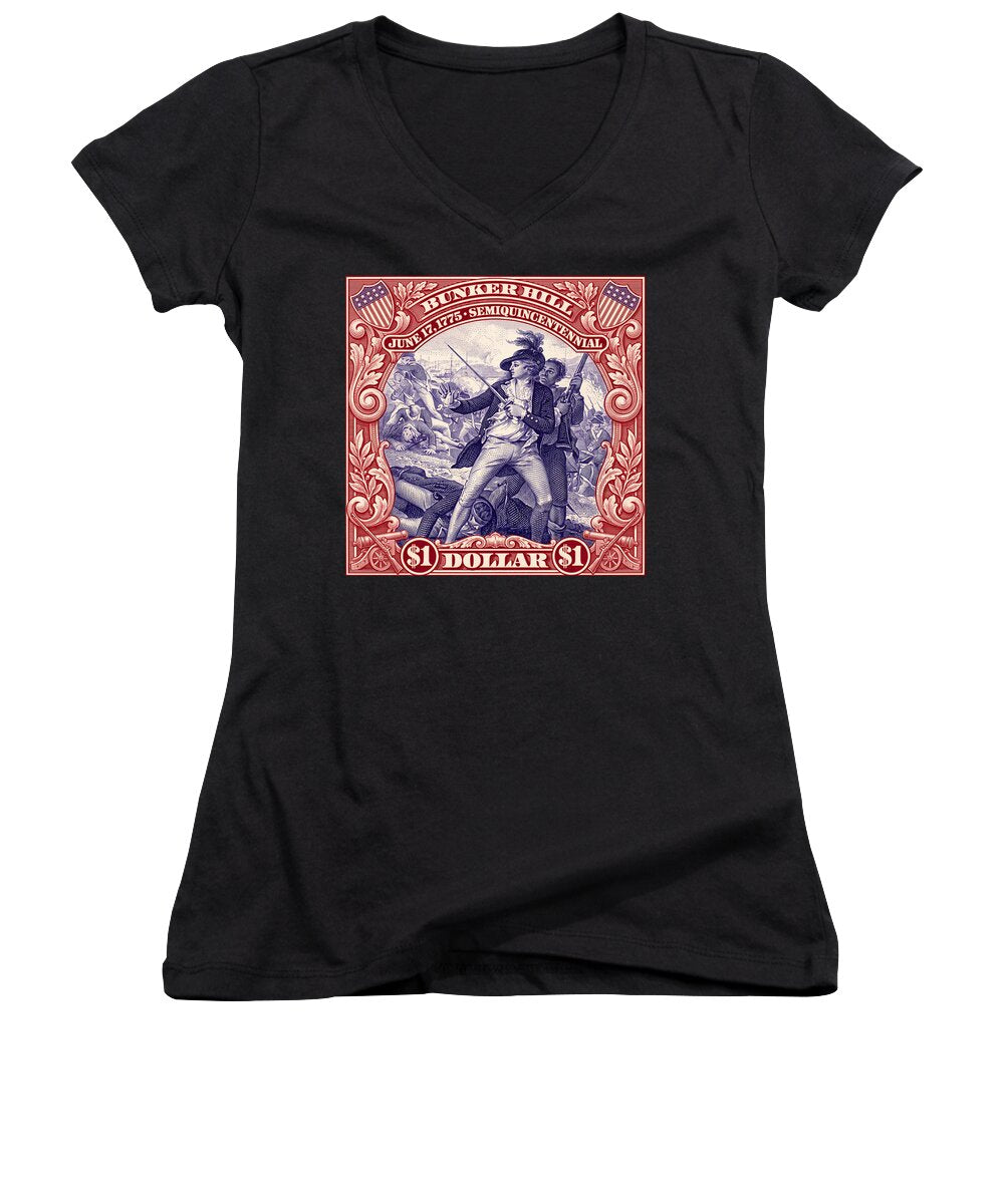 Bunker Hill $1 - Women's V-Neck