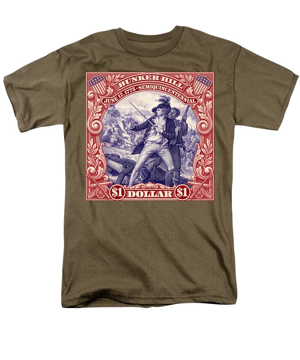 Bunker Hill $1 - Men's T-Shirt  (Regular Fit)