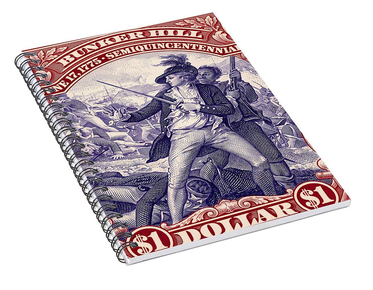Bunker Hill $1 - Spiral Notebook