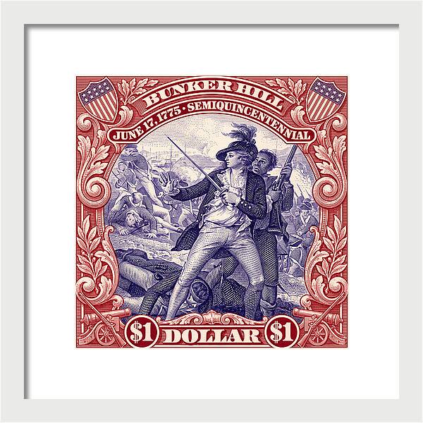 Bunker Hill $1 - Framed Print