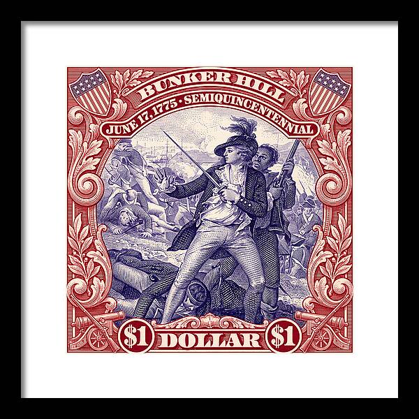 Bunker Hill $1 - Framed Print