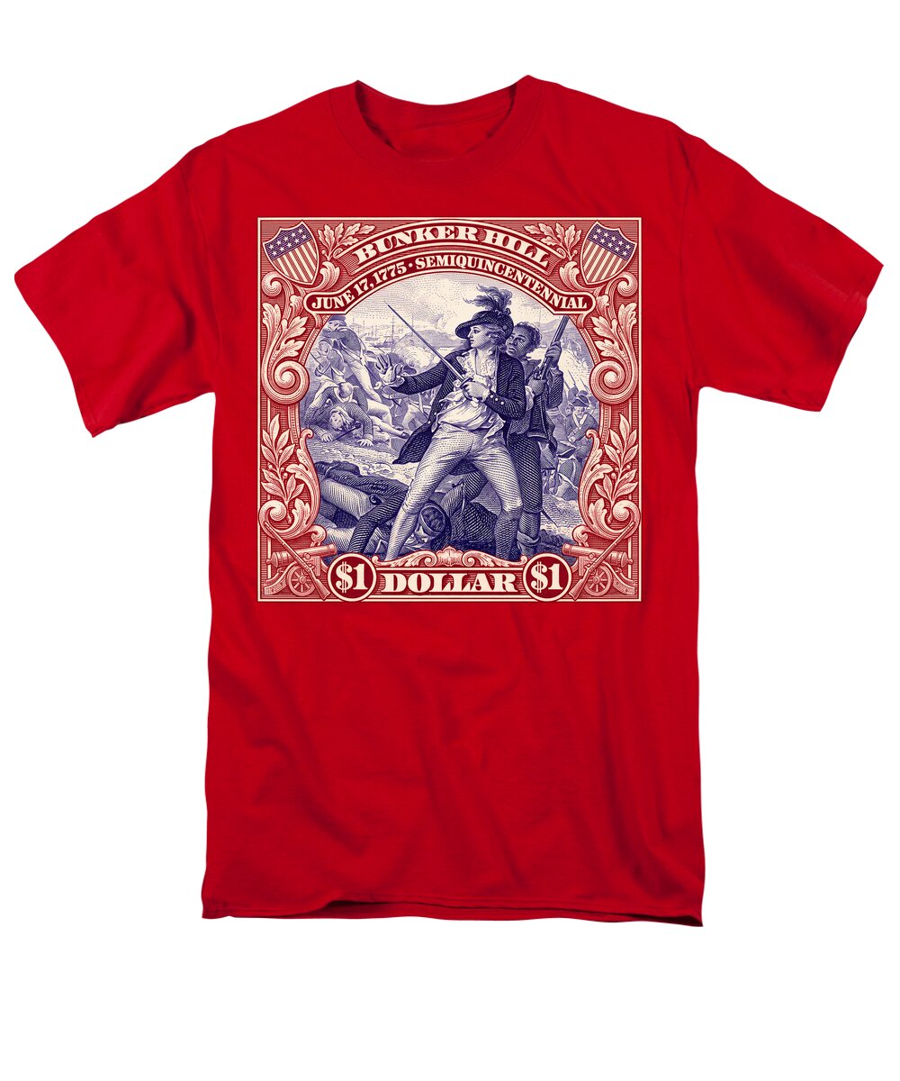 Bunker Hill $1 - Men's T-Shirt  (Regular Fit)