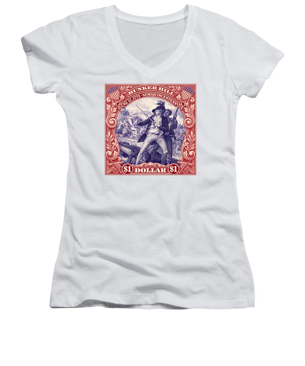 Bunker Hill $1 - Women's V-Neck