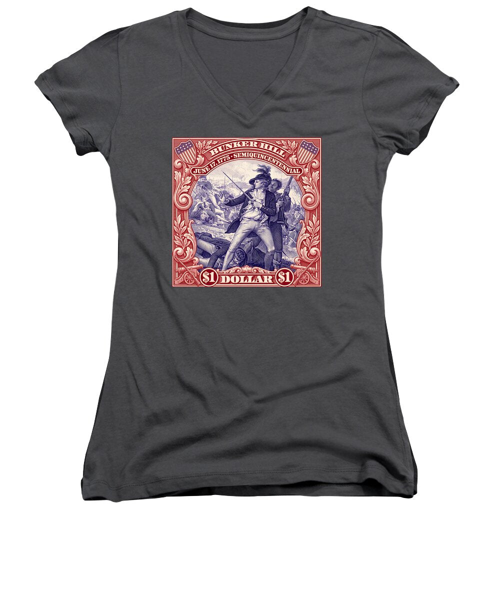 Bunker Hill $1 - Women's V-Neck