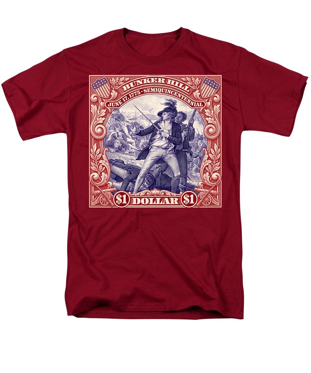 Bunker Hill $1 - Men's T-Shirt  (Regular Fit)