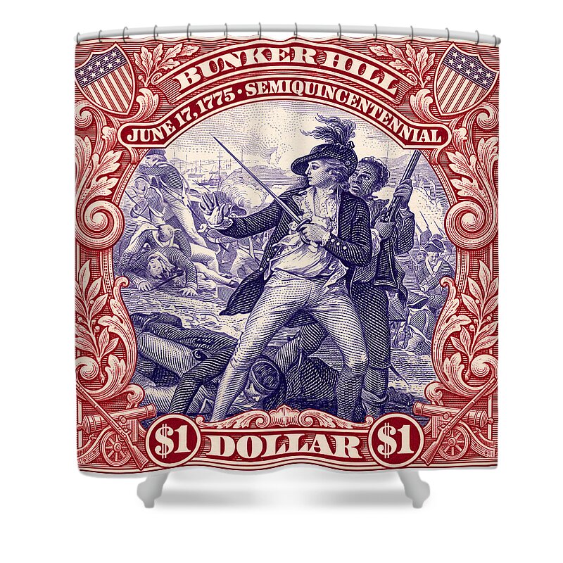 Bunker Hill $1 - Shower Curtain