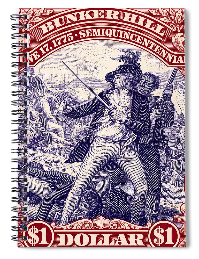 Bunker Hill $1 - Spiral Notebook