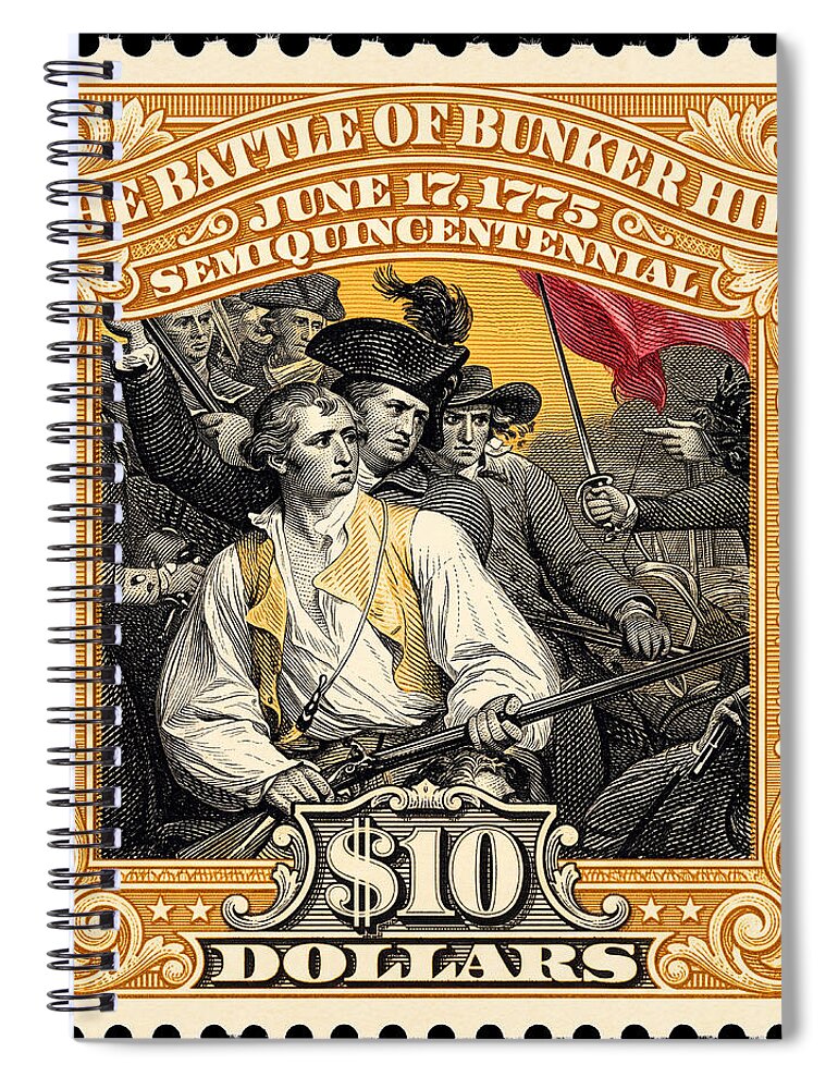 Bunker Hill $10 - Spiral Notebook