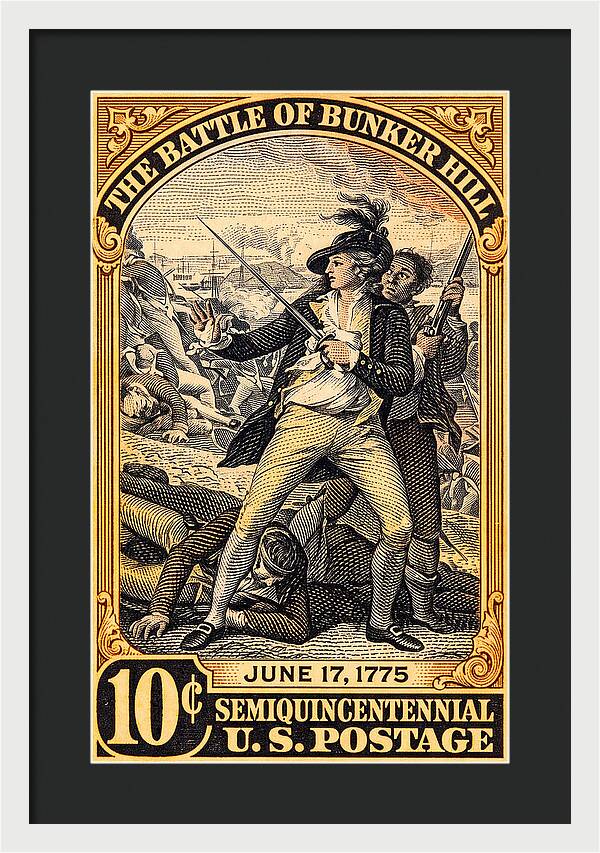 Bunker Hill 10c - Framed Print