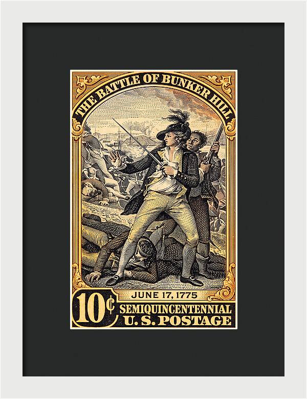 Bunker Hill 10c - Framed Print