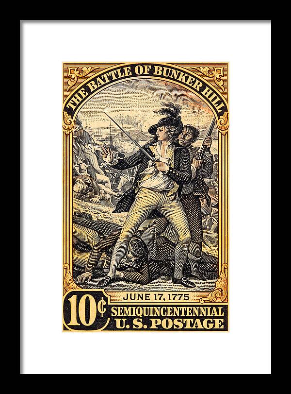 Bunker Hill 10c - Framed Print