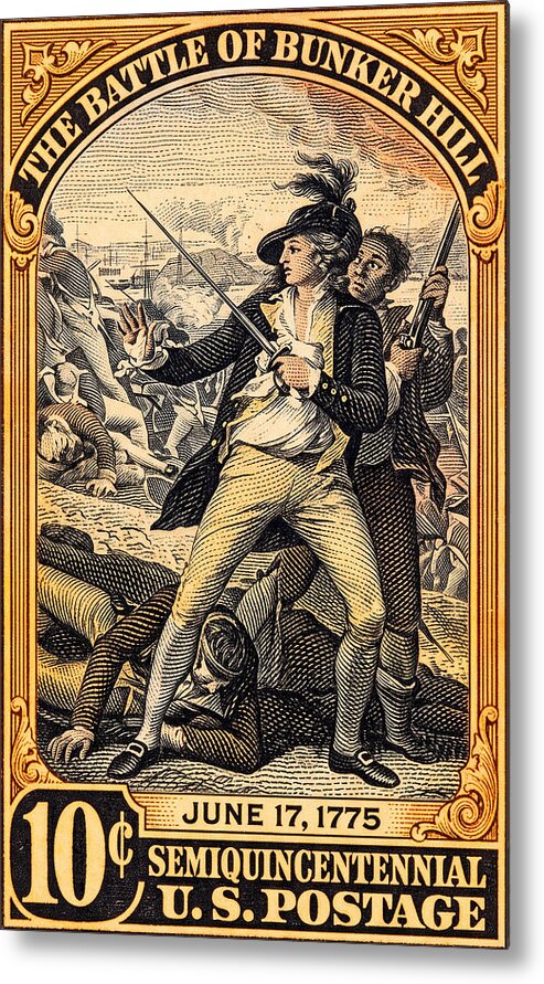 Bunker Hill 10c - Metal Print