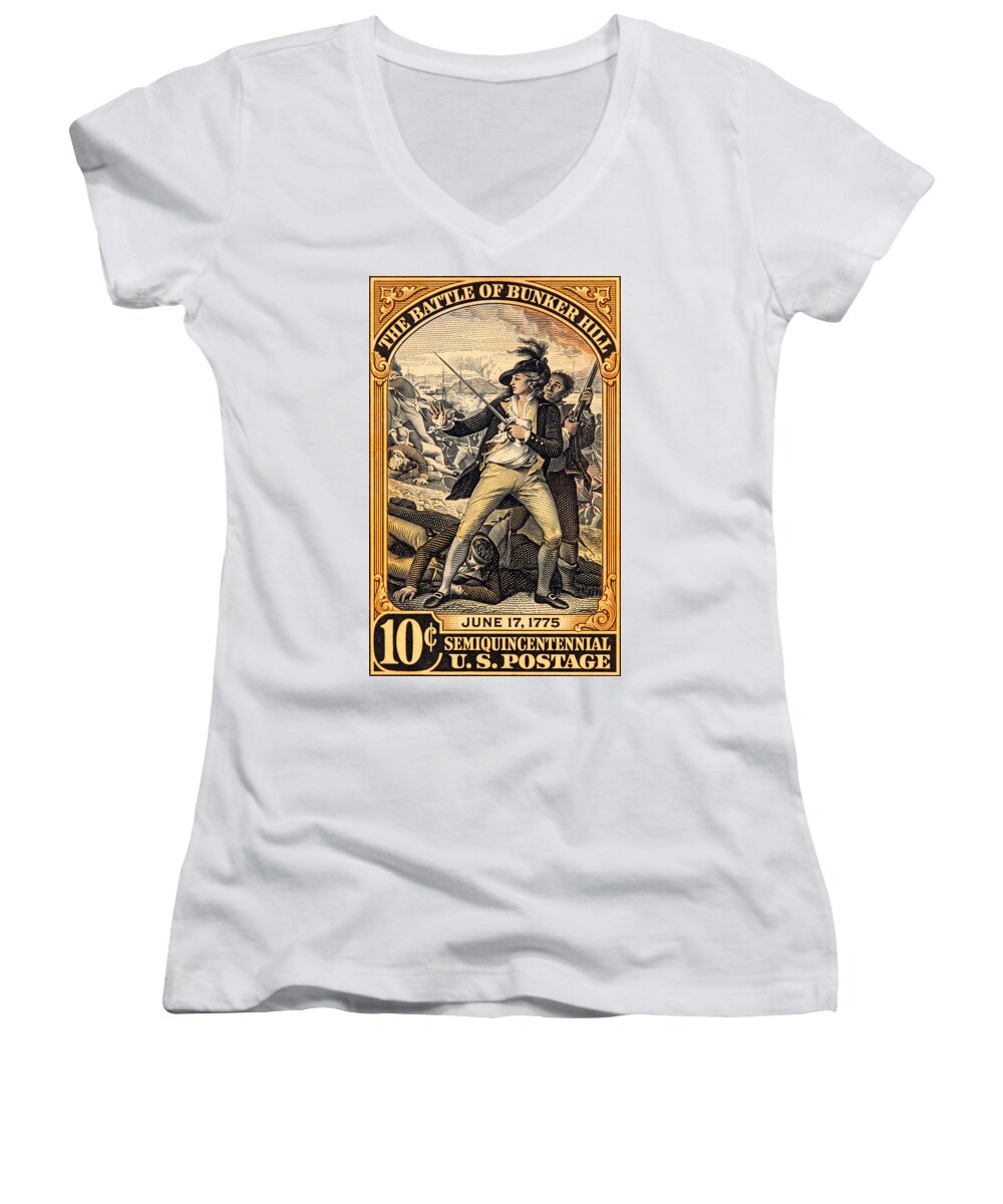 Bunker Hill 10c - Women's V-Neck