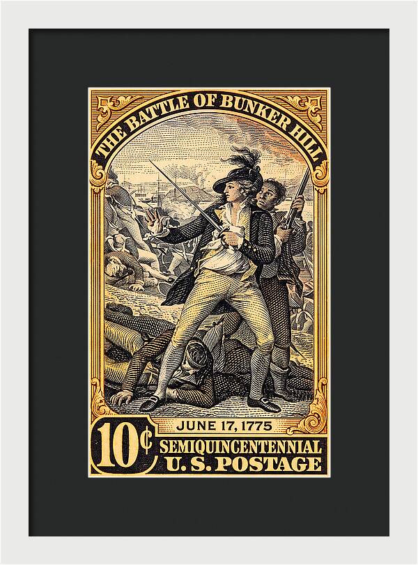 Bunker Hill 10c - Framed Print