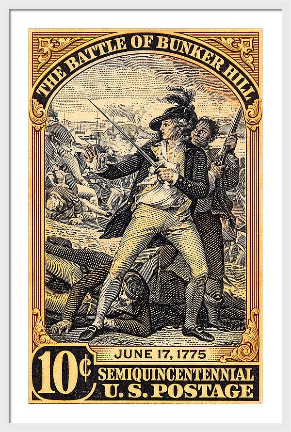 Bunker Hill 10c - Framed Print