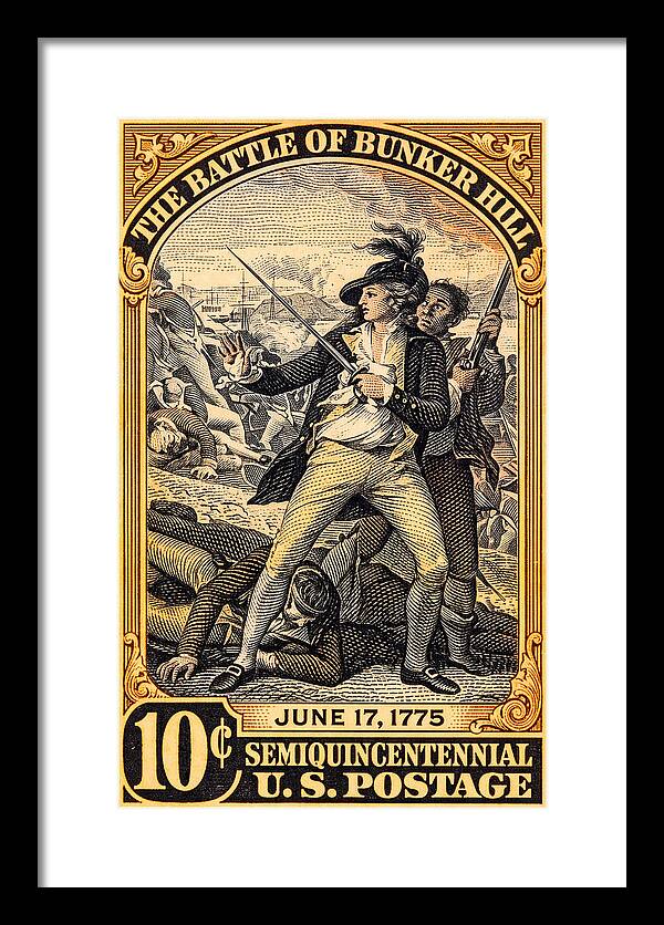 Bunker Hill 10c - Framed Print