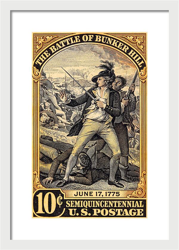 Bunker Hill 10c - Framed Print