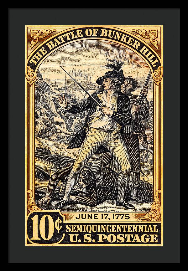 Bunker Hill 10c - Framed Print