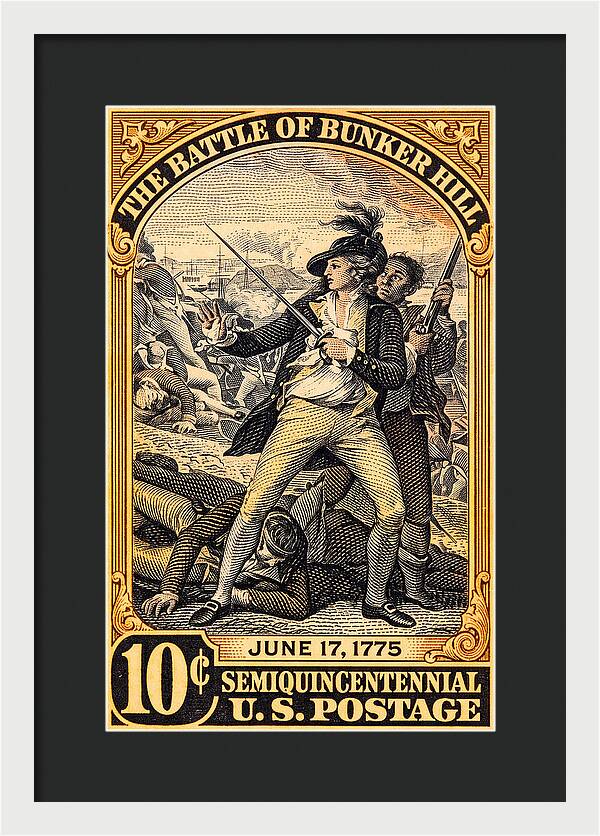 Bunker Hill 10c - Framed Print
