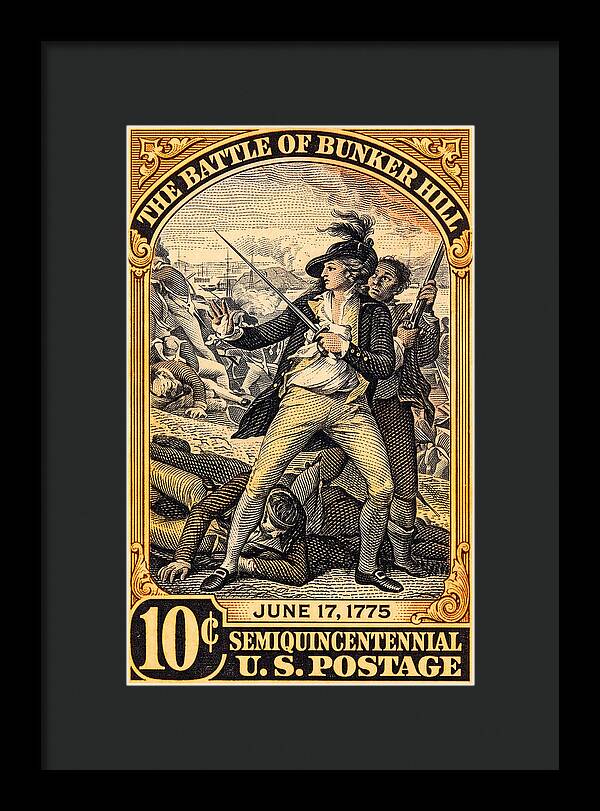 Bunker Hill 10c - Framed Print