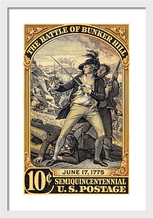 Bunker Hill 10c - Framed Print