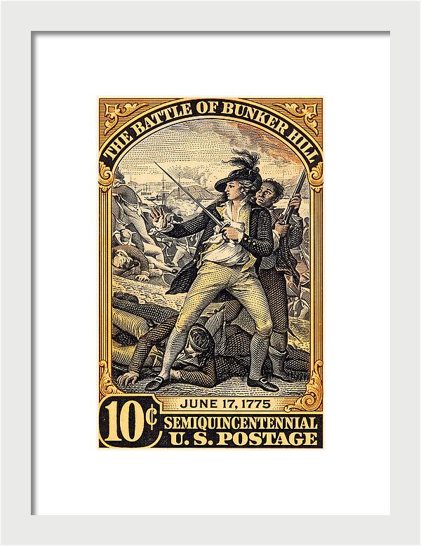 Bunker Hill 10c - Framed Print