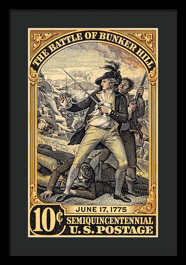 Bunker Hill 10c - Framed Print