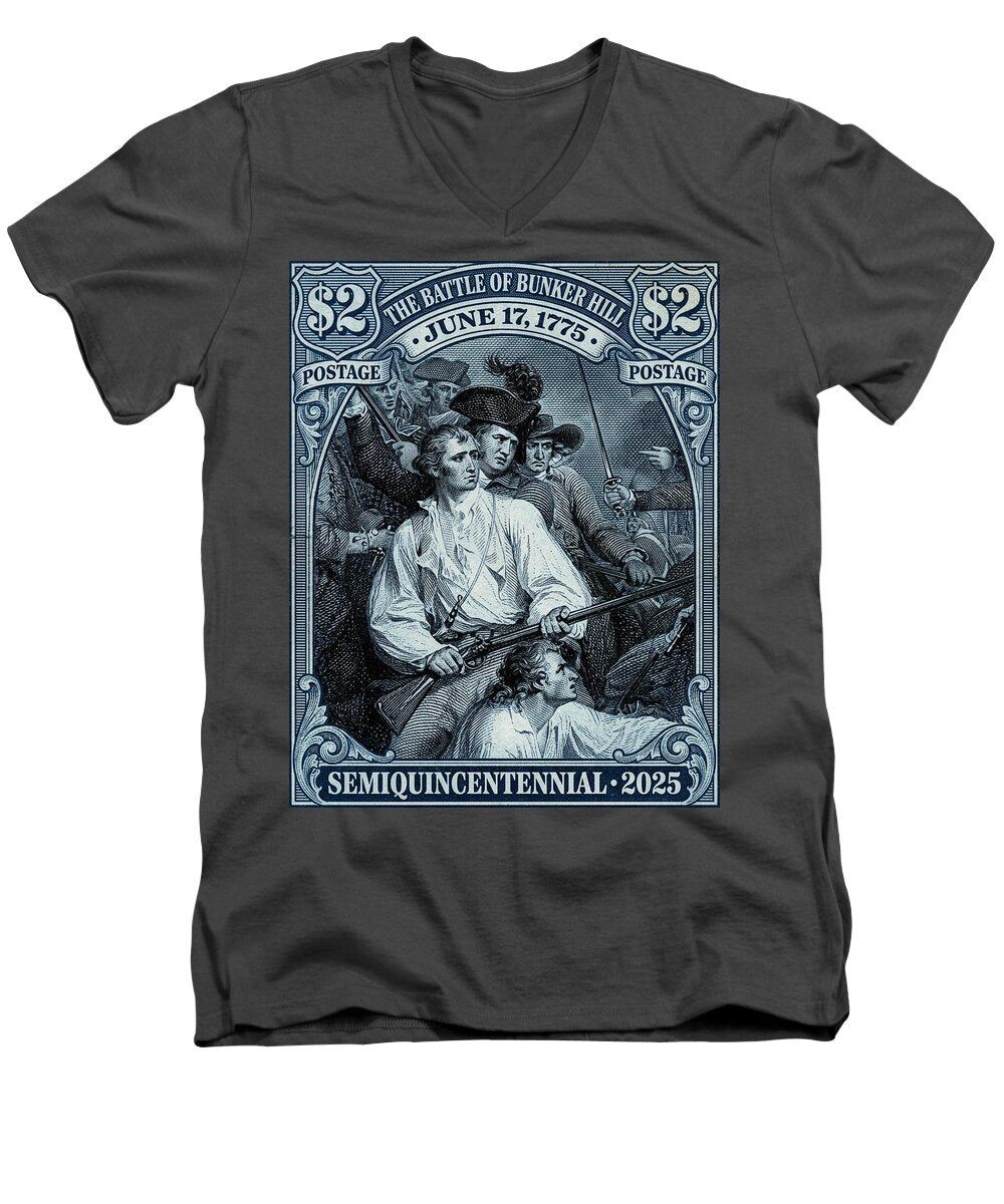 Bunker Hill $2 2 - Men's V-Neck T-Shirt