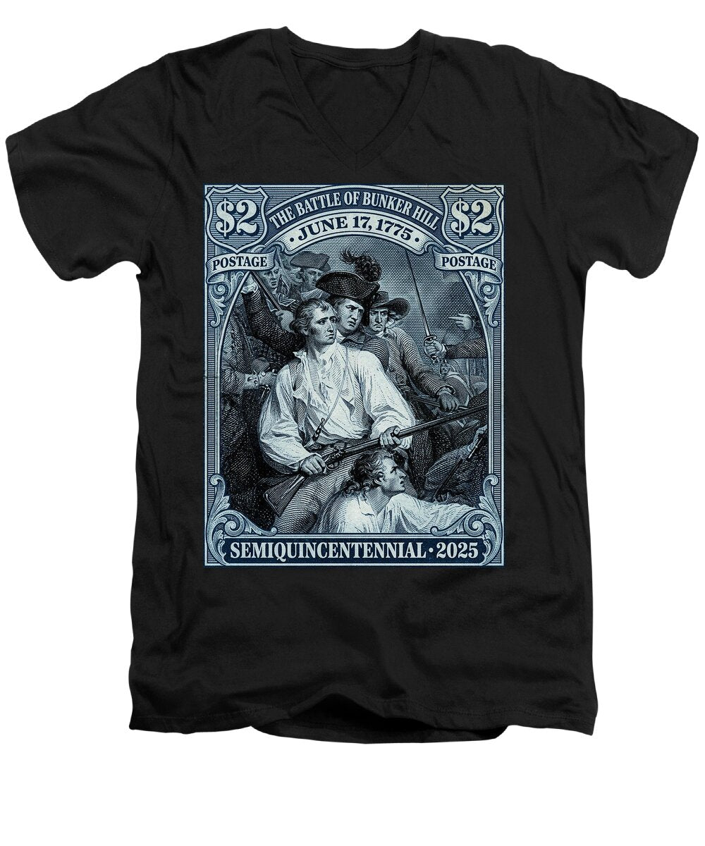 Bunker Hill $2 2 - Men's V-Neck T-Shirt