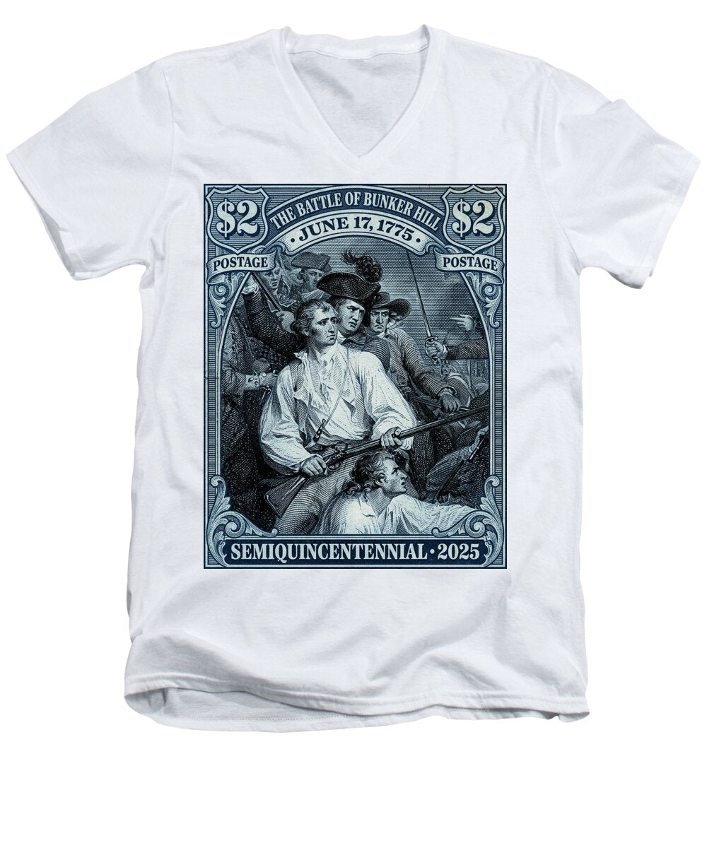 Bunker Hill $2 2 - Men's V-Neck T-Shirt