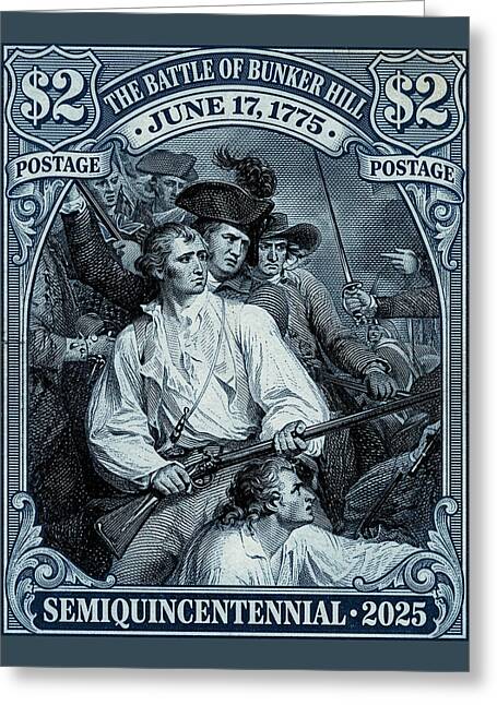 Bunker Hill $2 2 - Greeting Card