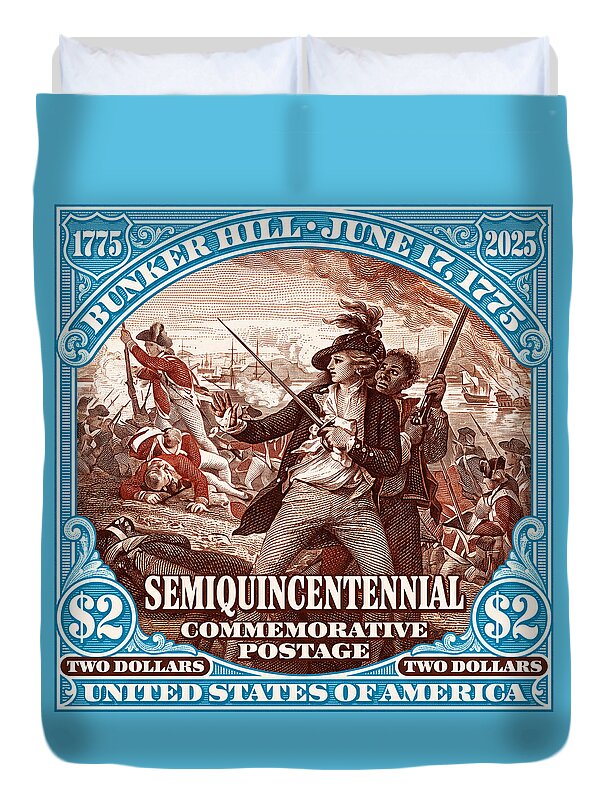 Bunker Hill $2 - Duvet Cover