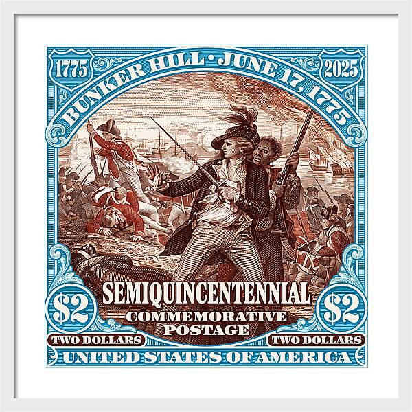 Bunker Hill $2 1 - Framed Print