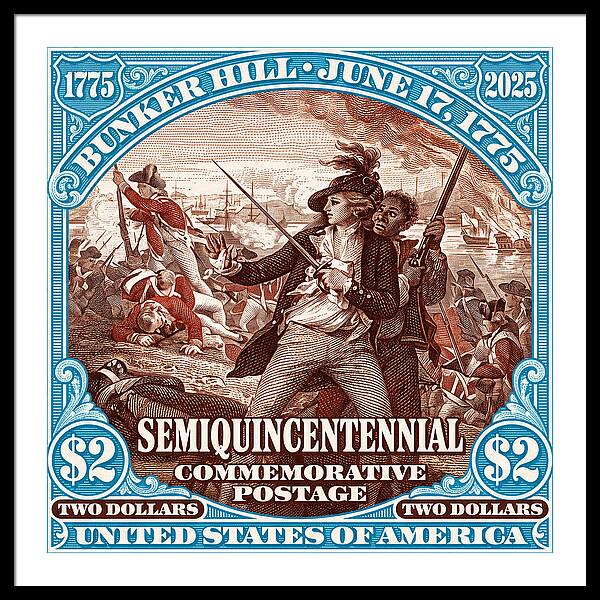 Bunker Hill $2 - Framed Print