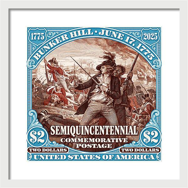 Bunker Hill $2 1 - Framed Print